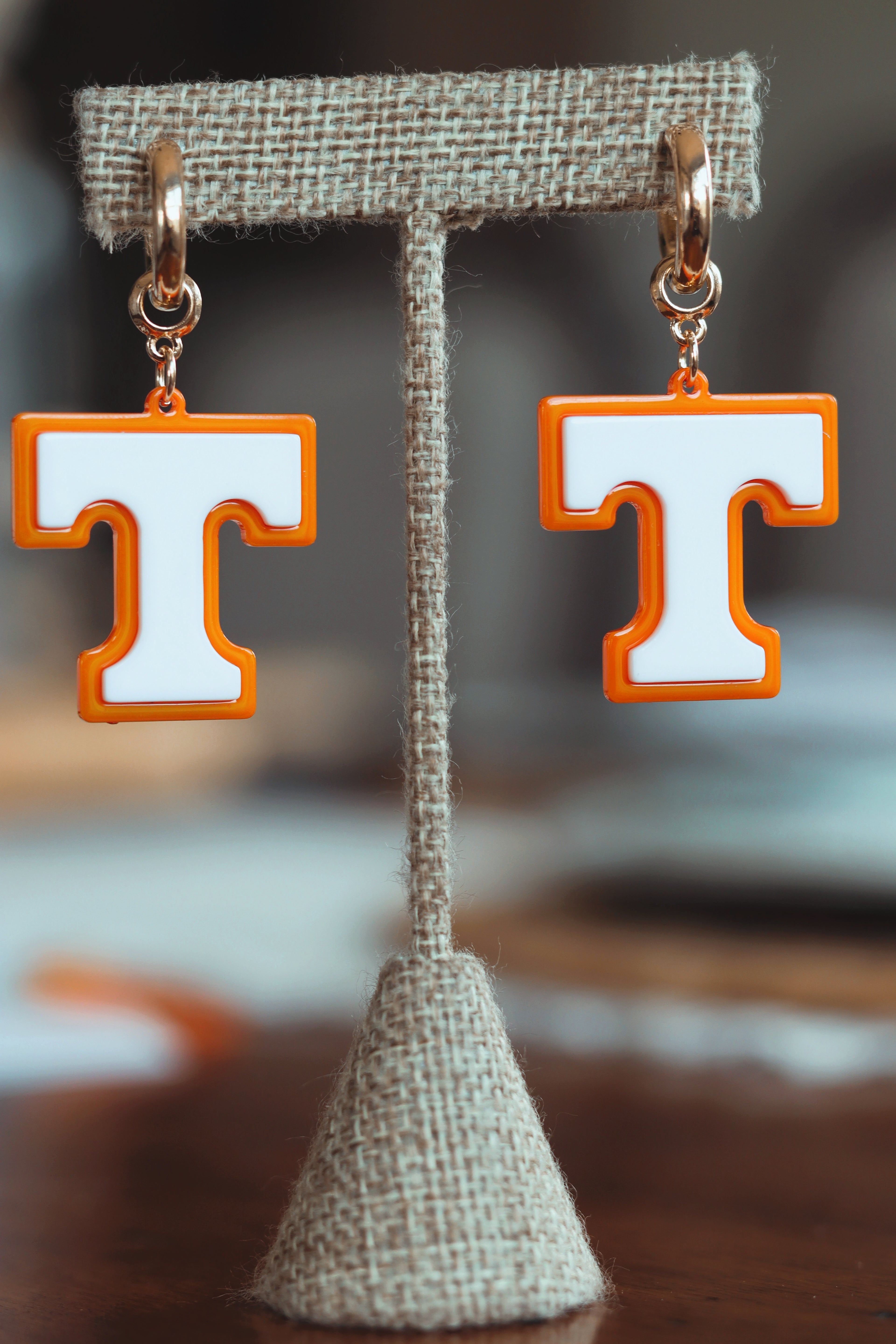 Power T earrings