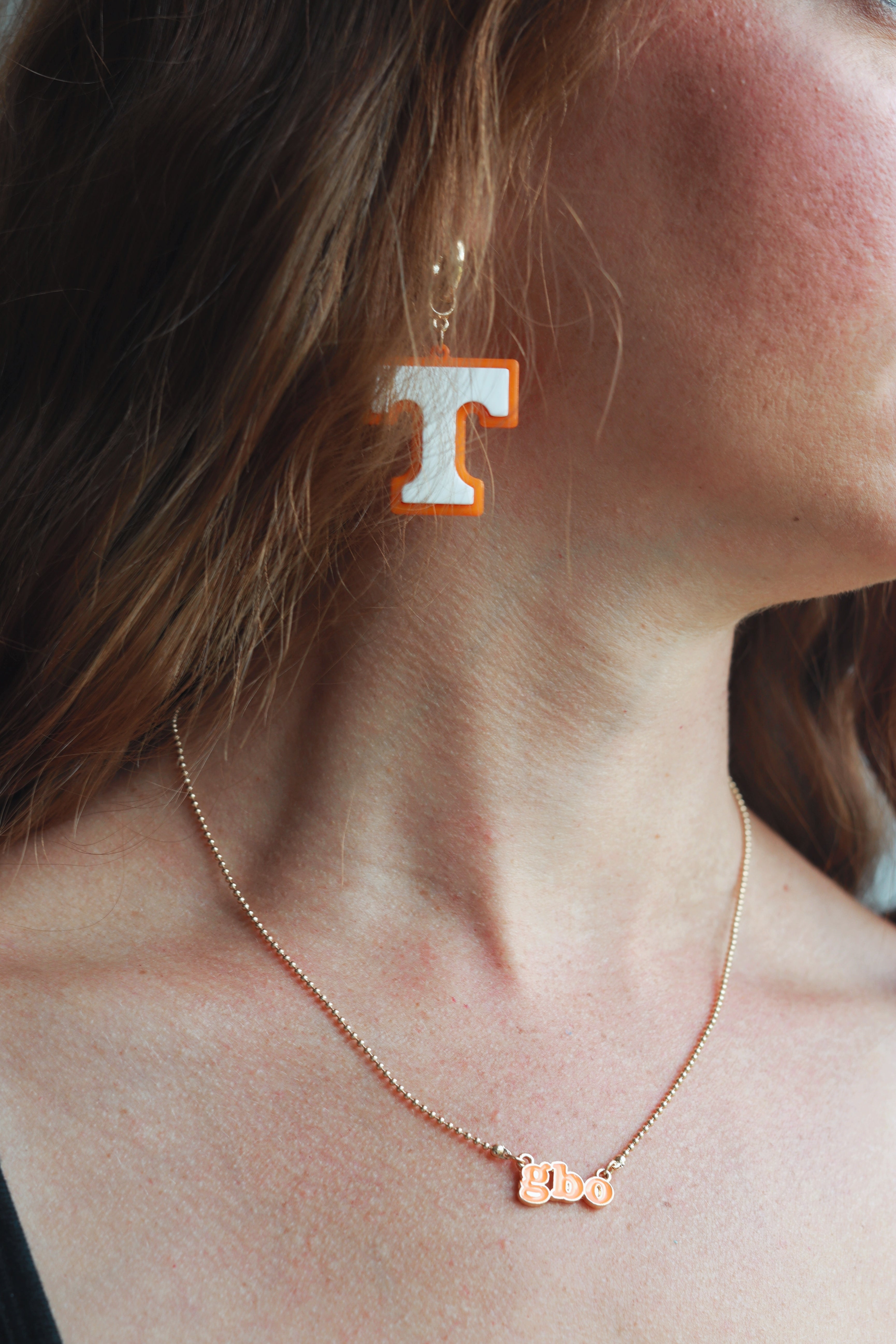 Power T earrings