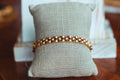 Tarnish Resistant and Waterproof Gold Tone Watch Bracelet