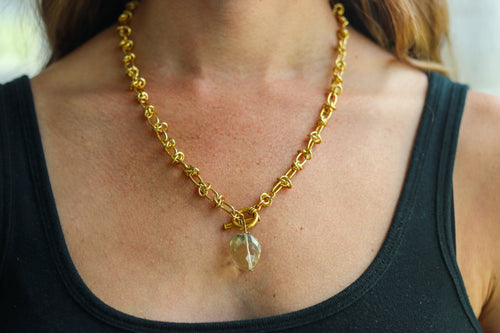 Chunky Chain Drop Necklace