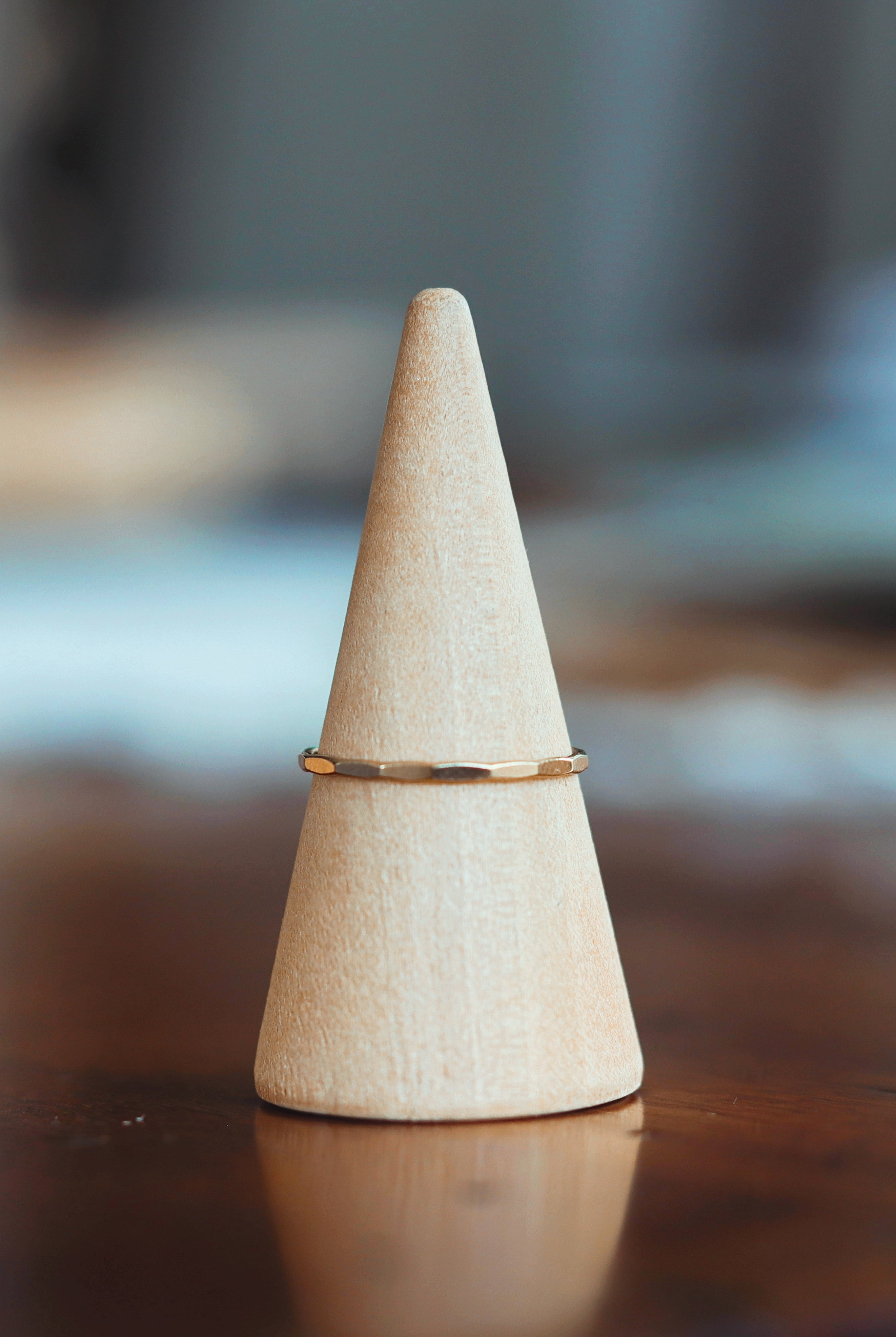 Hammered Gold-Filled Ring - Size 7